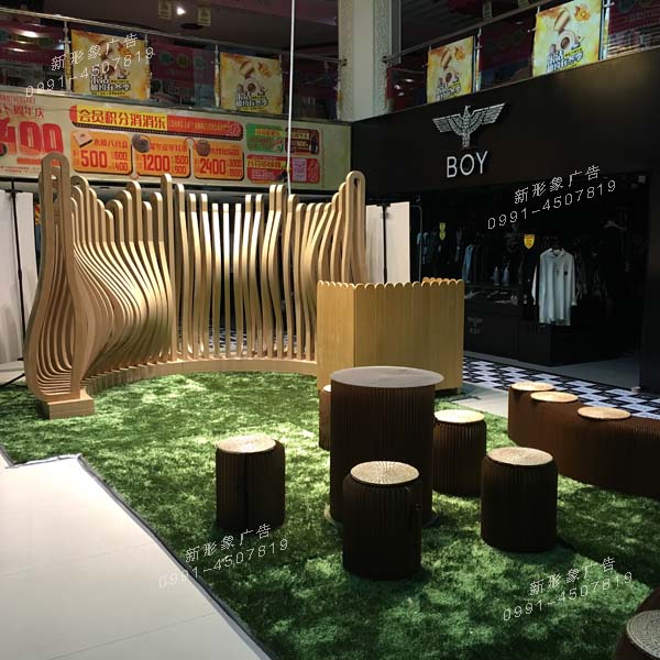 烏魯木齊商場(chǎng)商業(yè)美陳設計安裝